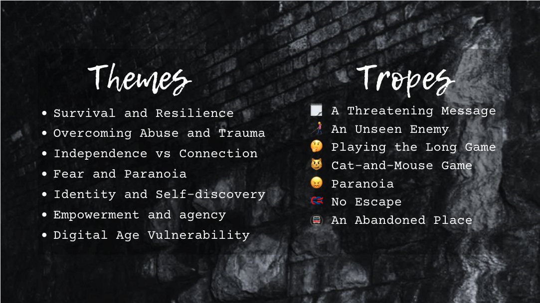 mebrownstein's tweet image. GIRL WITH THE DRAGON TATTOO 
x EVERYONE IN MY FAMILY HAS MURDERED SOMEONE 
+ Blindrep

Blind Sandy must decide how many laws she’ll break and how much danger she’ll face to escape her ex-gf’s reign of terror.

#questpit #Q #A #T