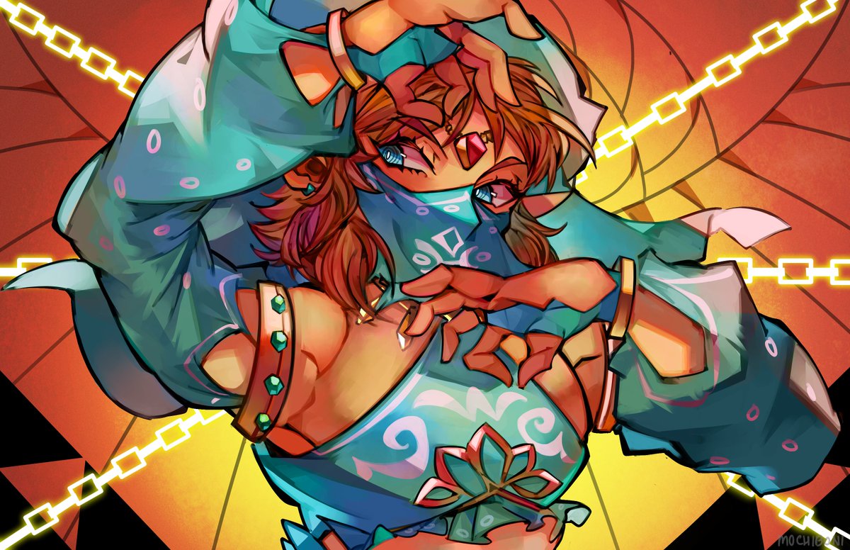 mochio_bonio's tweet photo. ' Gerudo Beauty '
.
.
.
.
( drew Gerudo Vai Outfit Link in a pose inspired by Vell - Givurta MV )

#BOTW #BreathoftheWild #LegendofZelda #LOZ https://t.co/pg3qRrf3vA