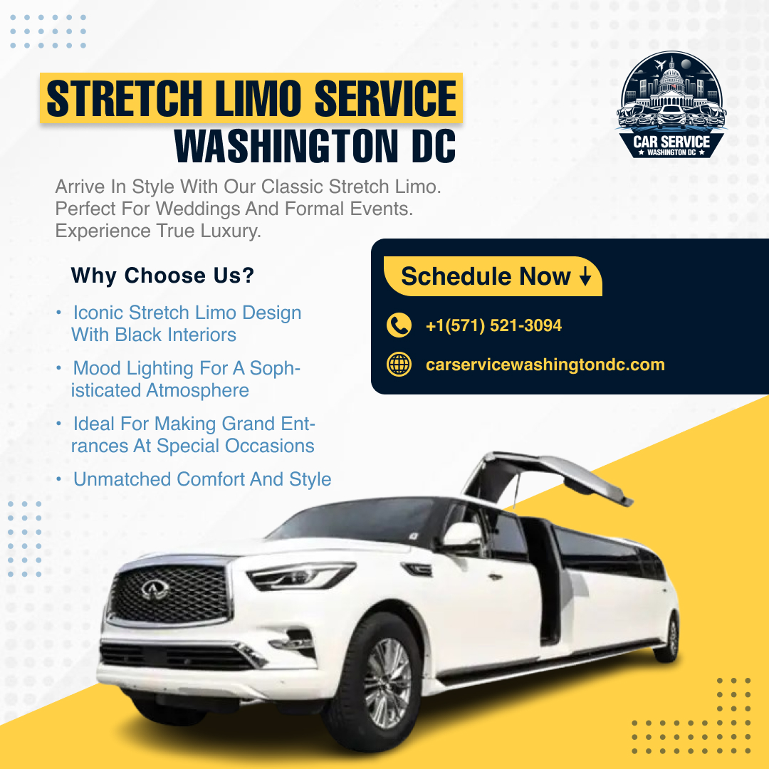 CarServiceWDC's tweet image. 🚖✨ Experience Luxury Stretch Limo Service in Washington, DC! ✨🚖

🌐 Website: carservicewashingtondc.com
.
.
#dclimo #stretchlimoservice #luxurytravel #dcnights #VIPExperienc #dcluxury #chauffeurservice #weddinglimo #promlimo #nightout