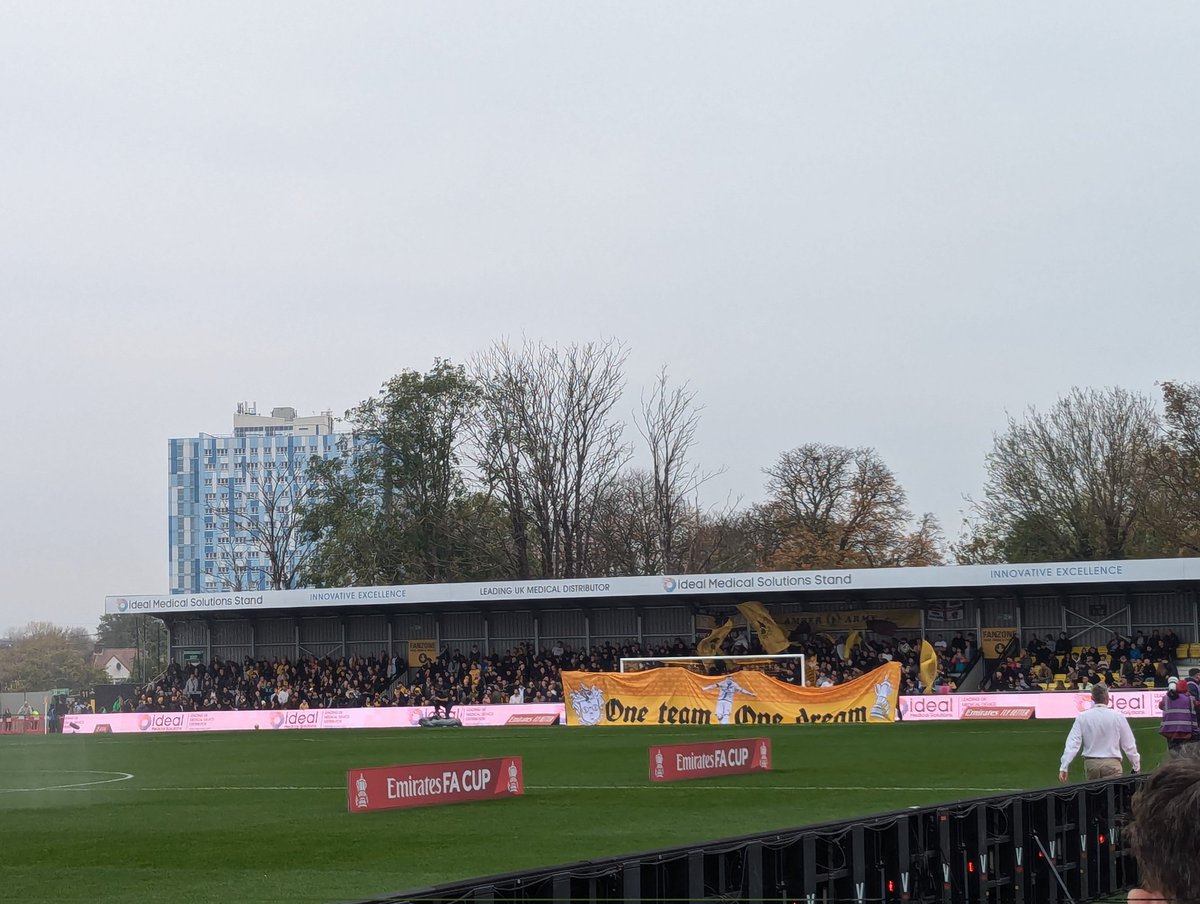 PalaceByNumbers's tweet image. Sutton tifo, #facup