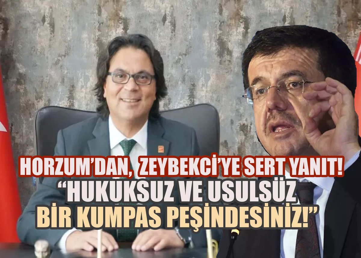 Horzum’dan, Zeybekciye sert yanıt; "Türkiye Cumhuriyeti kimsenin babasının çiftliği değil!" denizliekspres.com.tr/horzum-dan-zey… 
<a href="/HorzumAli/">Ali OSMAN HORZUM</a> <a href="/herkesicinCHP/">CHP 🇹🇷</a> <a href="/CHPDenizli_20/">CHP DENİZLİ</a> <a href="/ZeybekciNihat/">Nihat Zeybekci 🇹🇷</a>