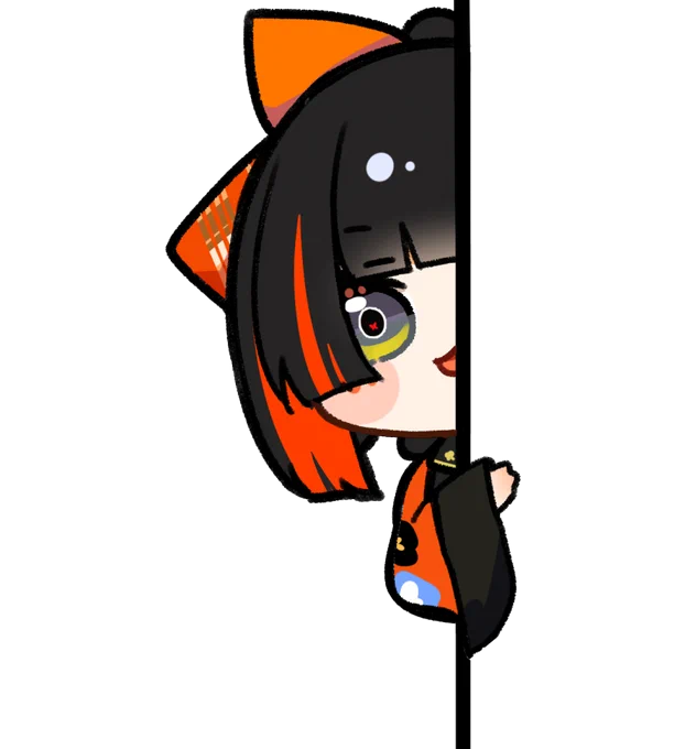 こっちを見ているはなびちゃん#はなびの標本 