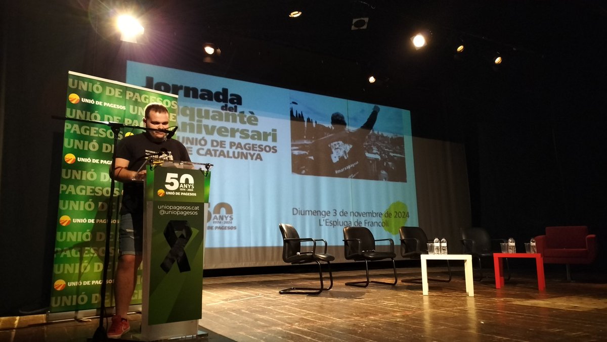 Unió de Pagesos (@uniopagesos) on Twitter photo "Seguim arrossegant molts problemes però els joves tenim vocació i sabem agrair els lluitadors que ens deixen aquest llegat per continuar la lluita"
<a href="/JosepSedo_/">Josep Sedo Barcelo</a> <a href="/jovespagesos/">Joves Unió de Pagesos</a> "Seguim arrossegant molts problemes però els joves tenim vocació i sabem agrair els lluitadors que ens deixen aquest llegat per continuar la lluita"
<a href="/JosepSedo_/">Josep Sedo Barcelo</a> <a href="/jovespagesos/">Joves Unió de Pagesos</a>