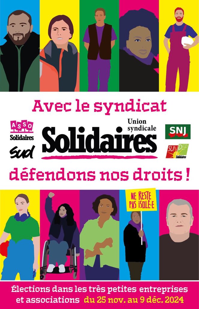 SundepSolidair1's tweet photo. Votons aux élections TPE/TPA… toutes les entreprises où il y a moins de 11 salariés ! Les petites écoles de l’enseignement privé sont concernées….Faites entendre ENFIN votre voix le Sundep c’est SOLIDAIRES����💕💕💕 https://t.co/ZcK7dCUb8X