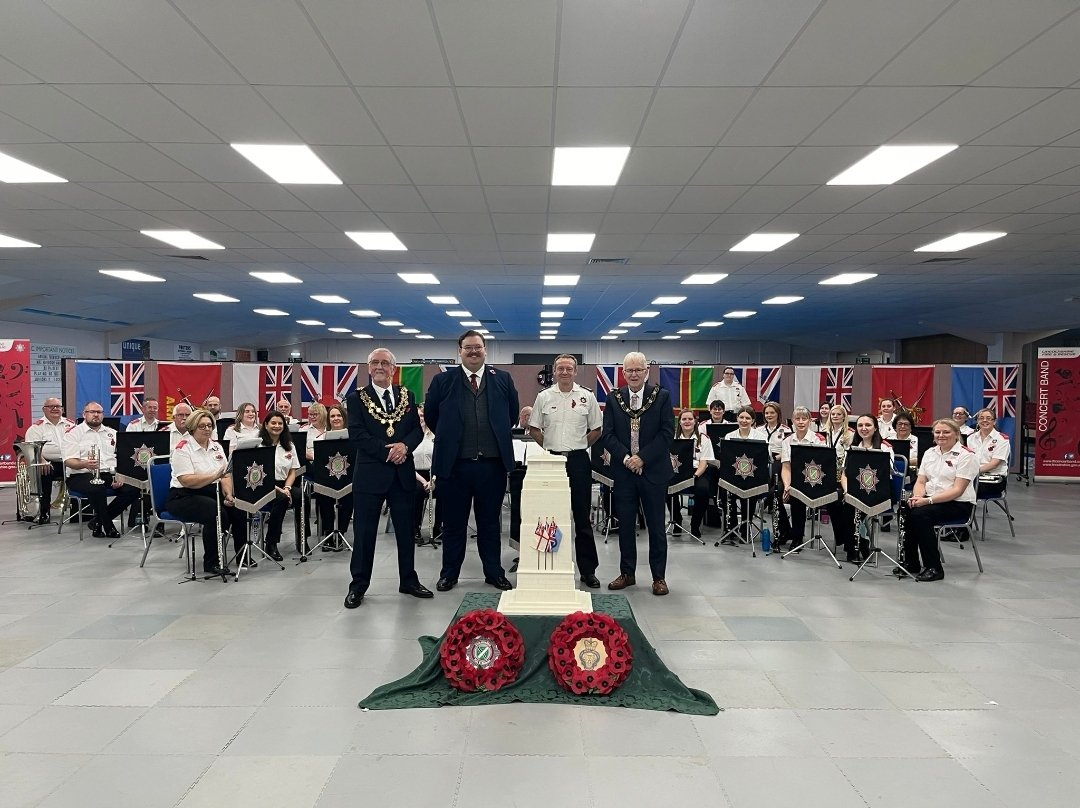 Last night we held our first Remembrance Concert since 2019 to raise money for <a href="/PoppyLegion/">Royal British Legion</a>. The band is going to be very busy now for a couple of weeks with local Remembrance events and some of us are travelling over to Belgium to perform at The Menin Gate in Ypres on 11/11.