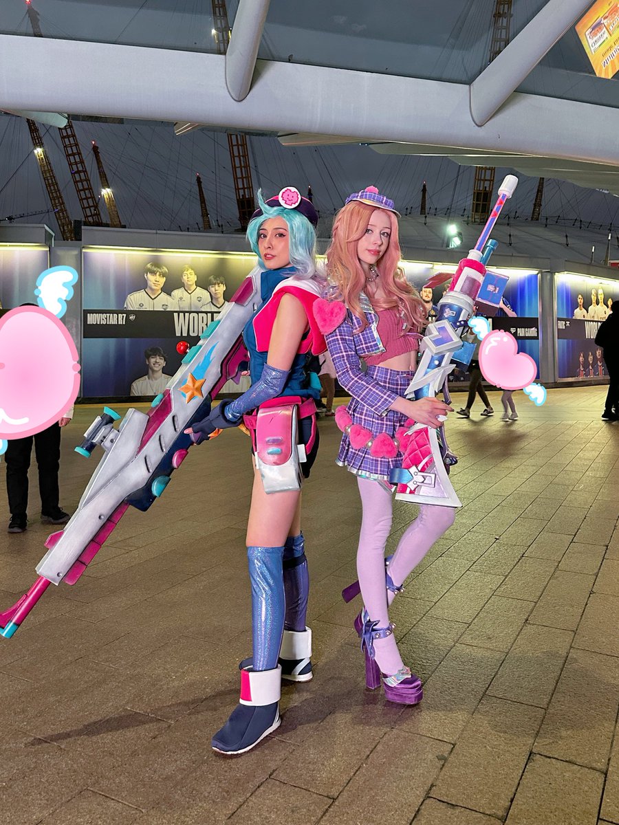 AnaelicCosplay's tweet photo. Double cait with @Annchirisu 💕🩵
#worlds2024 https://t.co/NkAqc3XBSi