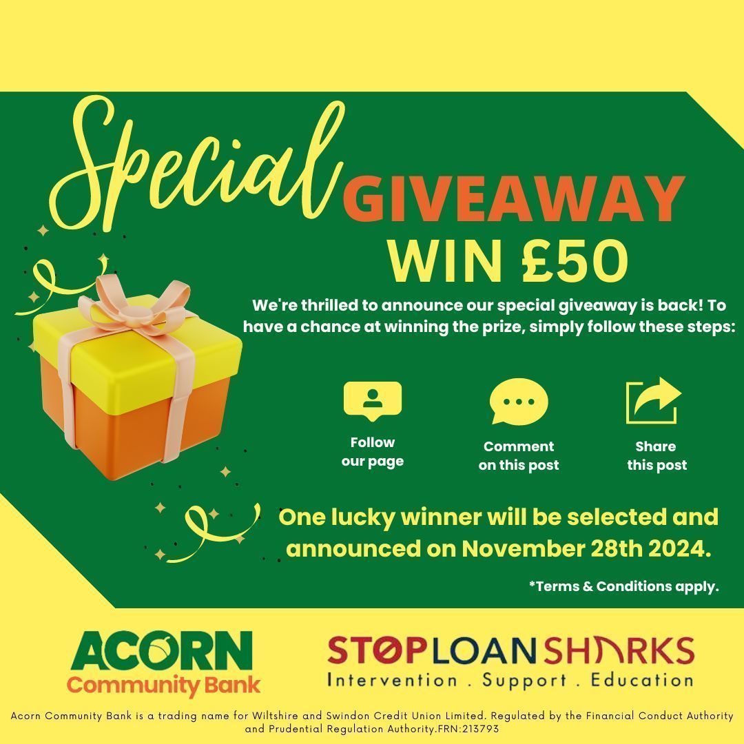 We're excited to announce our special giveaway once again! Follow the simple steps for a chance to win £50
For more information and to review the terms and conditions, please visit buff.ly/3Os1CBB