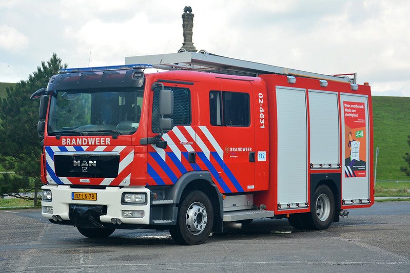 112 melding Gaslekkage melding bij Hotel in Harlingen blijkt kortsluiting