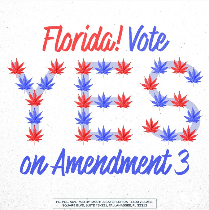 InsaFlorida's tweet photo. 💚 #YesOn3 #SupportTheChange #Florida #LegalizeIt  #Insa https://t.co/AutuDagwuH