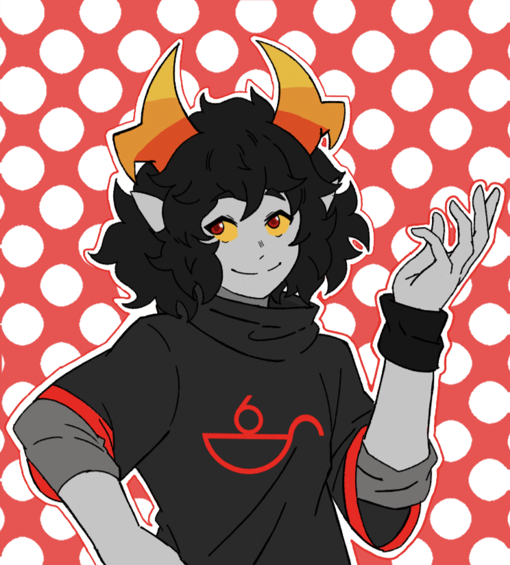lieugenteu17's tweet photo. My troll oc Pieckr Marbas in full color, red and dot background
He is Prospit, Mage of Void
#hiveswap #homestuck #trollsona
#oc #fantroll #trollcall #hiveswapfriendsim #oc https://t.co/E6L8WmTWOD