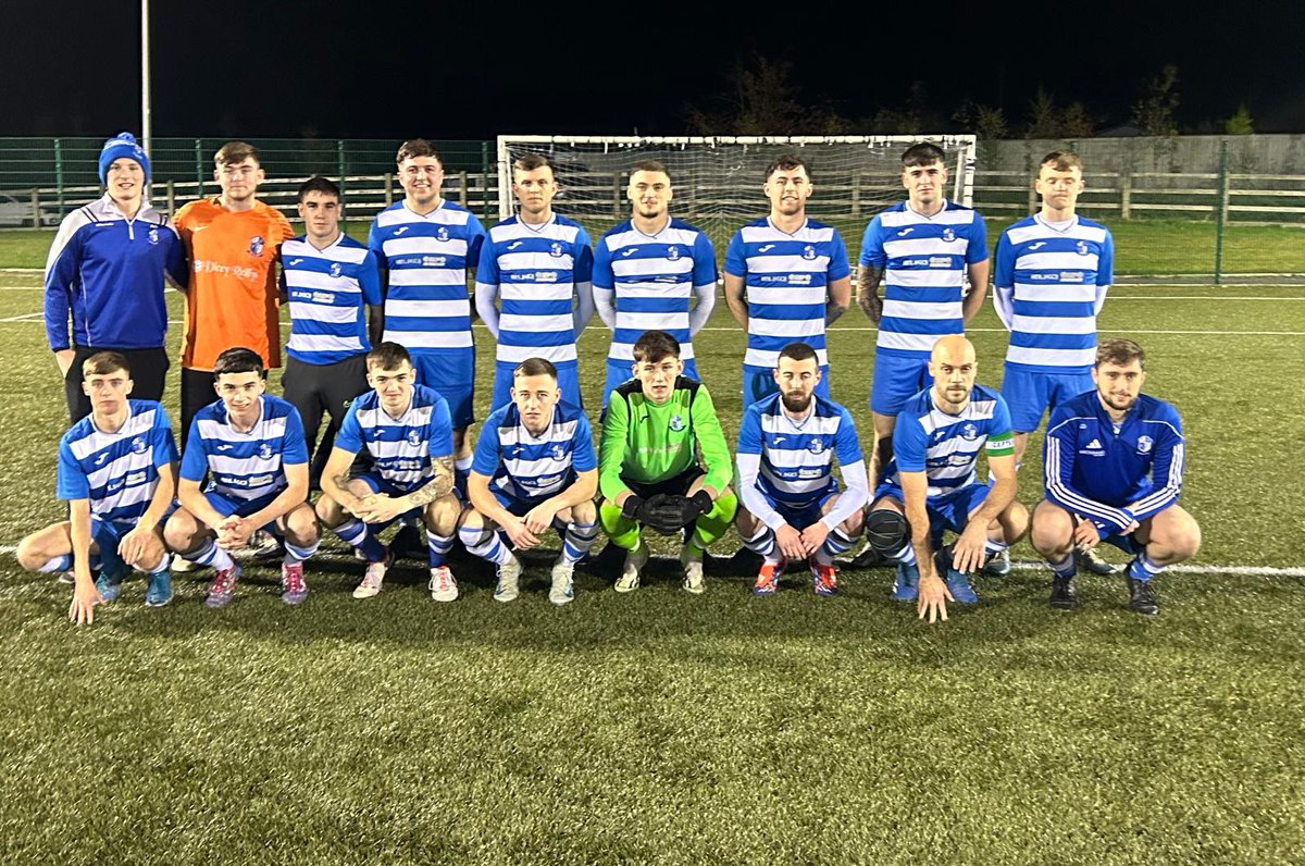 Our A team who were in action last night 💙🤍