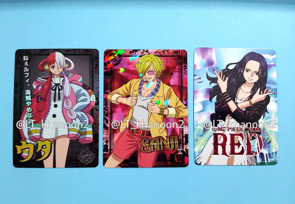 LT_khanoon2's tweet photo. ( พร้อมส่งการ์ดสะสม #ONEPIECEFILMRED )
🔹แยกใบ
- อูตะ 400บ.
- ซันจิ 400บ.
- โรบิน 300บ.

🔸ราคาเหมา3ใบ = 1,000บ.

📮ฟรีลทบ. EMS.50
❗ให้สิทธิ์คนโอนก่อน
✉️DMเท่านั้น
#ตลาดนัดวันพีซ #ตลาดนัดonepiece #ONEPIECE #ตลาดนัดวันพีช https://t.co/UGgRXR3bor