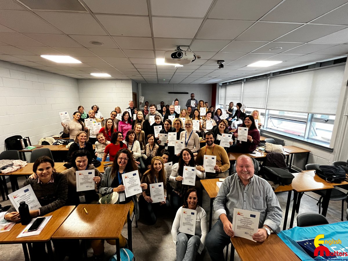 Our courses in Ireland have come to an end, and it’s time to say goodbye to our participants from ☘️English for Teachers (A2,B1) and ☘️Innovative Methodologies for Teaching and Learning courses.
It’s been a pleasure having you all with us in Dublin.
#EnglishMattersExperience
