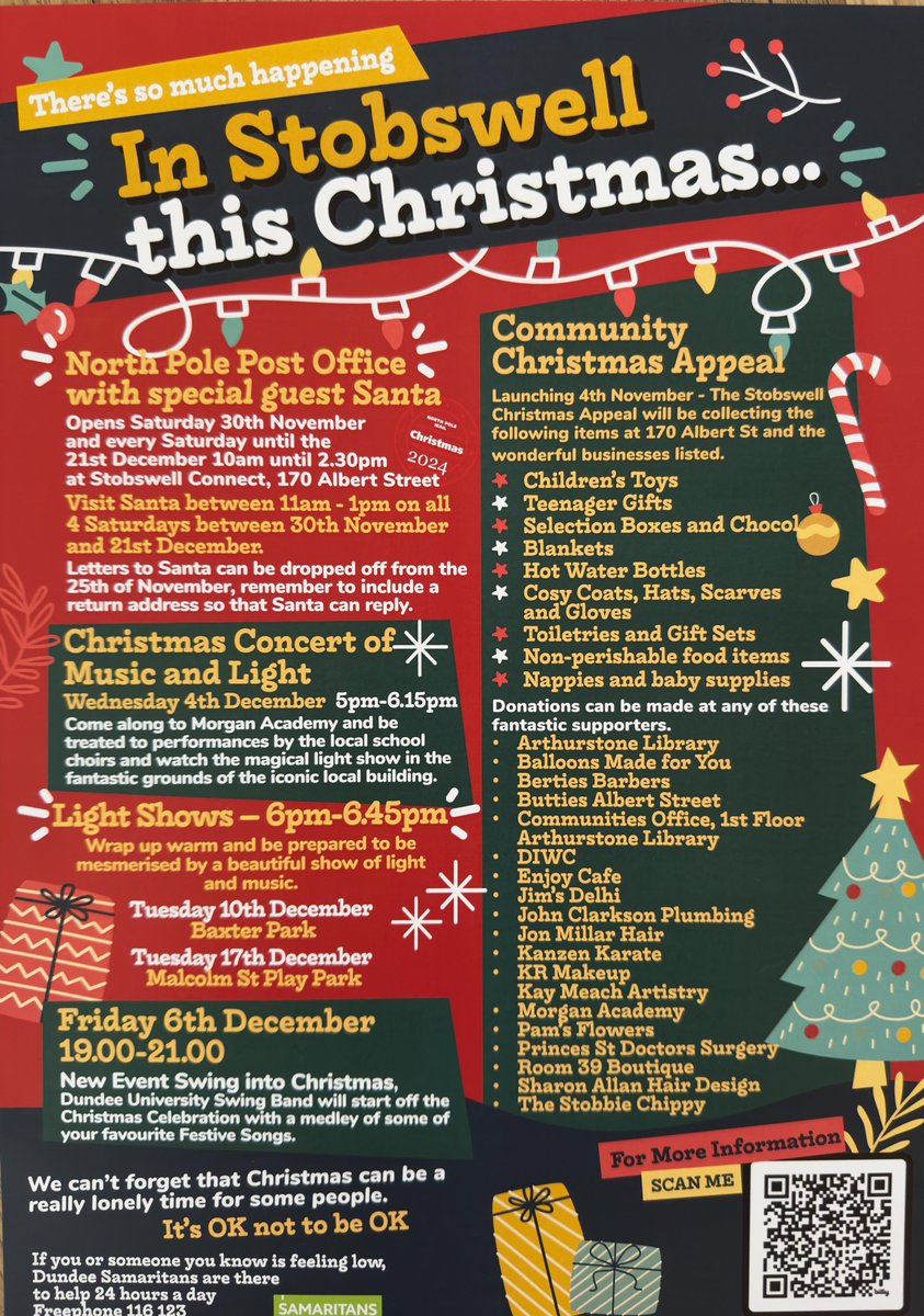 You can now start to drop of donations at the locations listed on the posters
We also have a JustGiving page where you can leave a donation knowing everything will be used within the Stobswell and Maryfield communities. Click the Link to give a little 
justgiving.com/camp.../stobsw…...