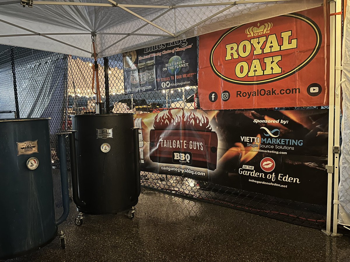 Good luck to all cooking expensive meat for strangers today, in the rain, at Kansas Speedway. <a href="/AmericanRoyal/">American Royal</a> #arbbq2024
