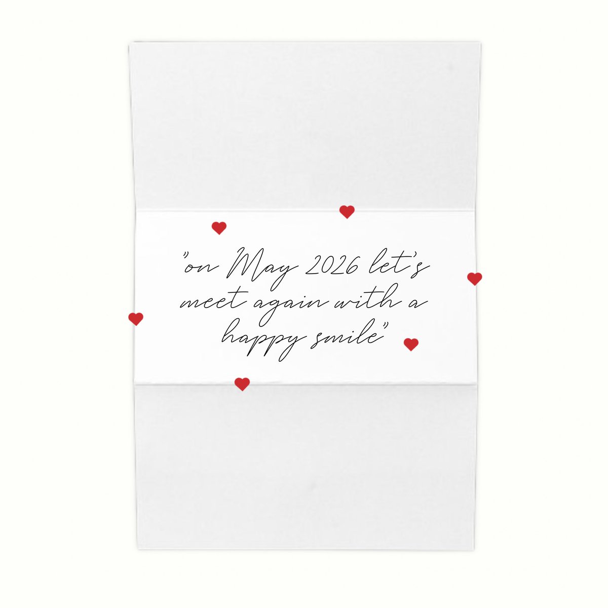 on May 2026 let's meet again with a happy smile 🫂♥️