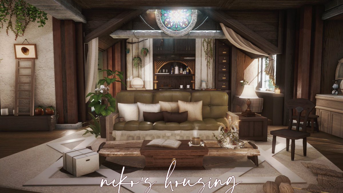 CatEleix's tweet photo. "The Secret Cabin of the Forest Witch"丨M size 
#ff14 #ffxiv #FF14ハウジング #ff14housing #ffxivhousing #HousingEden https://t.co/4OkGXJyqfp