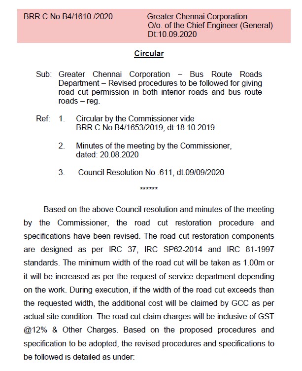 BalajiGopalanCH's tweet photo. #ChennaiCorporation
ZO11 (WD143-WD155):

Are @chennaicorp @rdc_south aware of the present design, quality &amp; lifespan of the #roadcut #restoration being carried out by the @CHN_Metro_Water @TANGEDCO_Offcl &amp; others? 

@kgbias @amith__mp @RajaSomasu 
@Chief_Secy_TN @sivakm_v https://t.co/wnXcNTJmIW