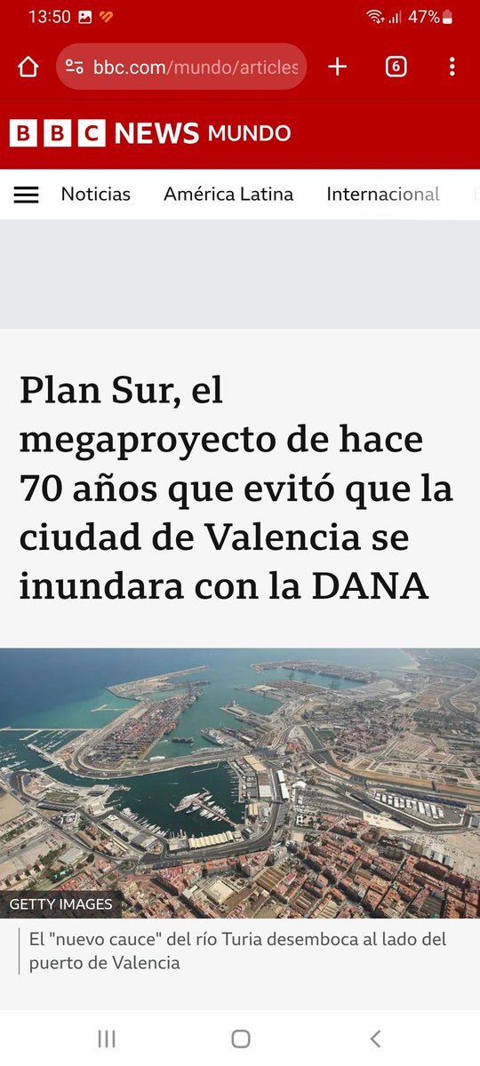 vyepesp's tweet image. La BBC se hace eco del Plan Sur de Valencia. 
bbc.com/mundo/articles…