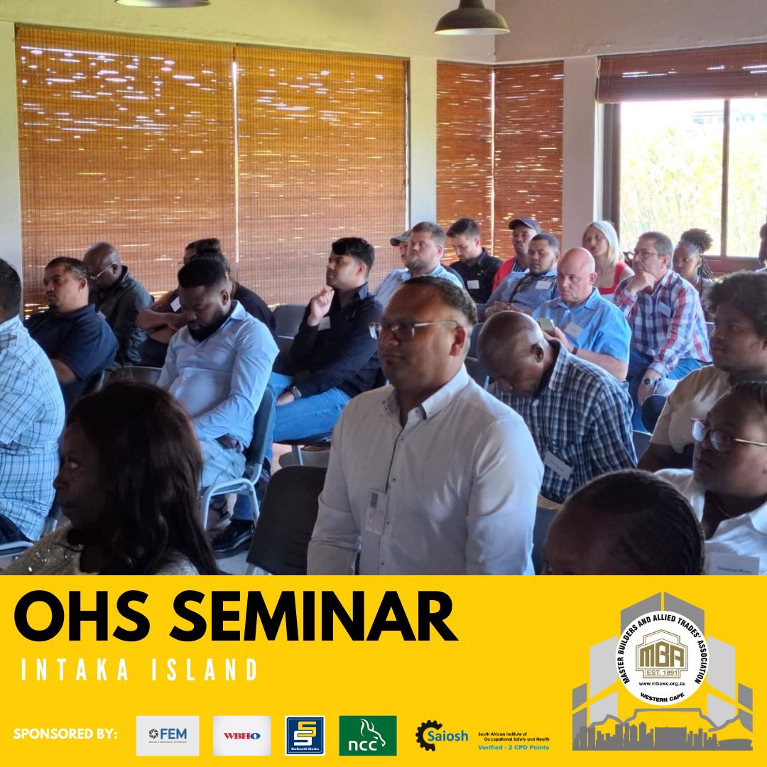 mba_assoc's tweet photo. Highlights from the MBAWC OHS Seminar: mental wellness, motor safety, proactive planning, and scaffold code updates. Thanks to all who joined in support of a safer industry! #MBAWC #SafetyFirst https://t.co/ZmcIkzoefa