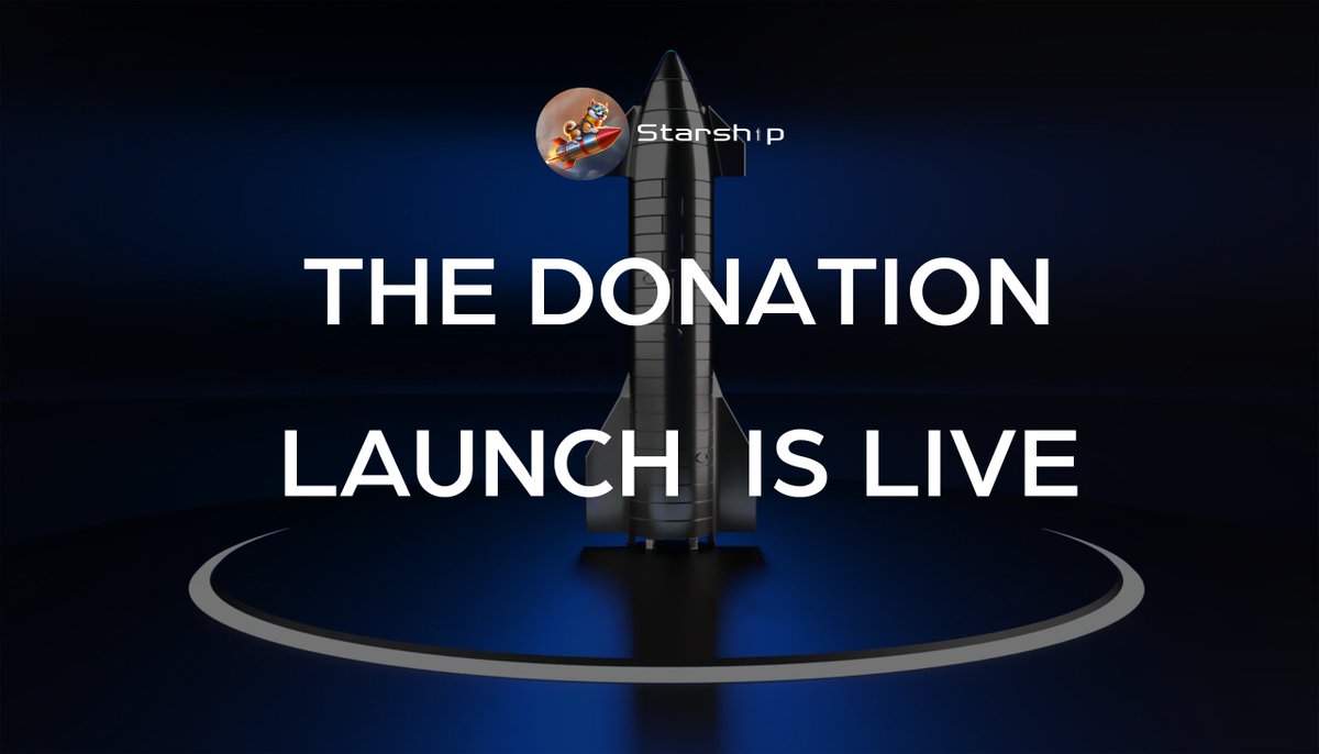 Starshipbnb's tweet photo. 🚀 THE STARSHIP DONATION LAUNCH IS LIVE!The most powerful Meme of 2024! 🎉

Donation link：https://t.co/92vv8oZqdT  
Don't miss out!

Join us and be part of this groundbreaking journey to shape the future.#CryptoTop10 #STAS #Launch #Starship