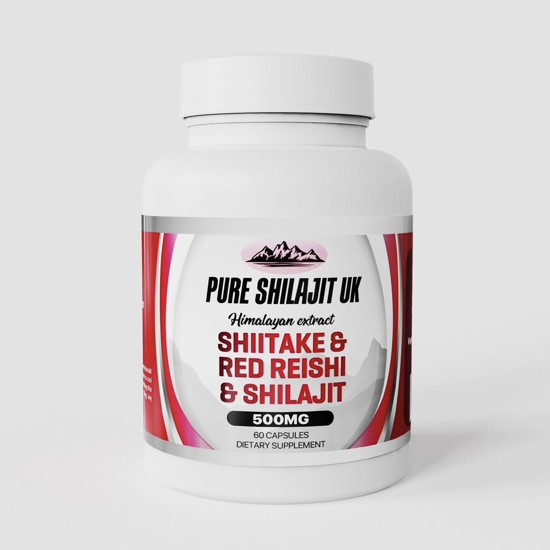PureShilajitUK's tweet image. Pure Shilajit UK Extract Capsules - Red Reishi, Shiitake &amp;amp; Shilajit. 🍄 #PureShilajitUK #Shilajit #RedReishi #Shiitake #NaturalSupport #DailyWellness