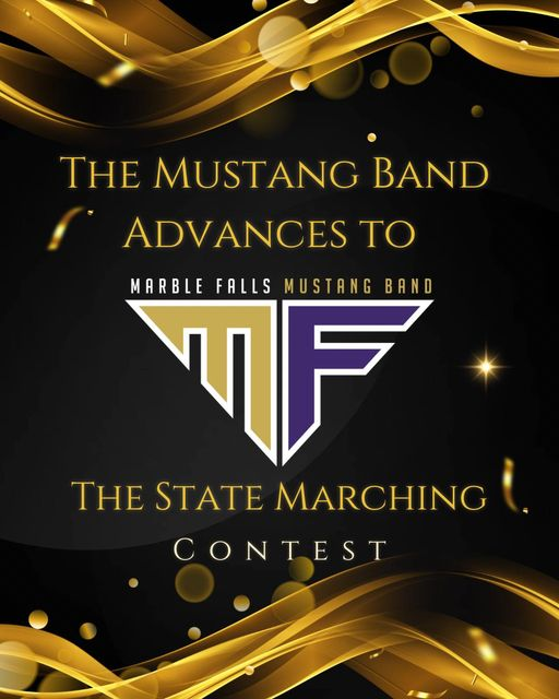 MFHSChoir's tweet photo. Huge Shoutout to Marble Falls Band!  1st time in school history!  School records being set!!!!! This is awesome! https://t.co/t8LNrR7jp5