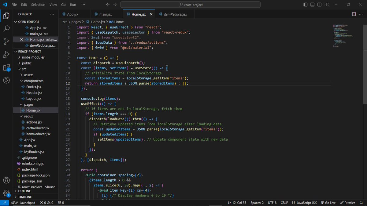 #LUD32
Today I learned to initialize and update React component state from localStorage, trigger Redux actions to fetch data conditionally, and use useEffect with dependencies to avoid infinite re-renders.#LearningUtsav #FestivalOfLearning <a href="/learning_utsav/">Learning Utsav</a>