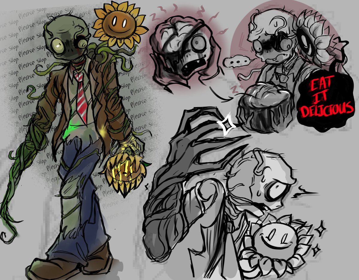 Pvzheroes78's tweet image. I think they're good friends? 🧟‍♂️🌻
#pvzfanart #pvz #pvzoc #plantsvszombies