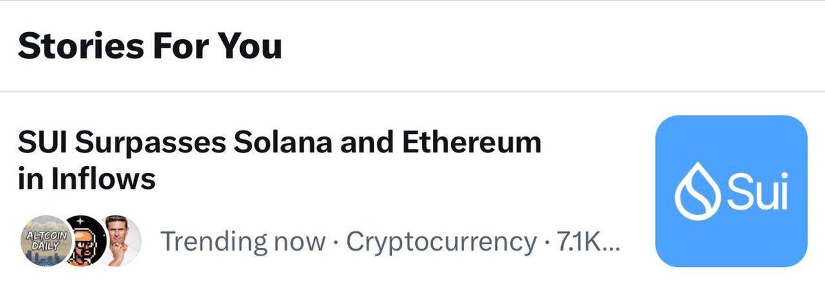 VanessaDefi's tweet photo. Yesterday, SUI recorded higher net inflows than Solana & Ethereum combined!

Today, https://t.co/3CEdBmA2P1 by @HopAggregator went live

If you aren’t positioned for the mega cycle on SUI, you’re gonna have a hard time coping

P.S: You can trade using @Suite_Token
https://t.co/qSkXzhesy1