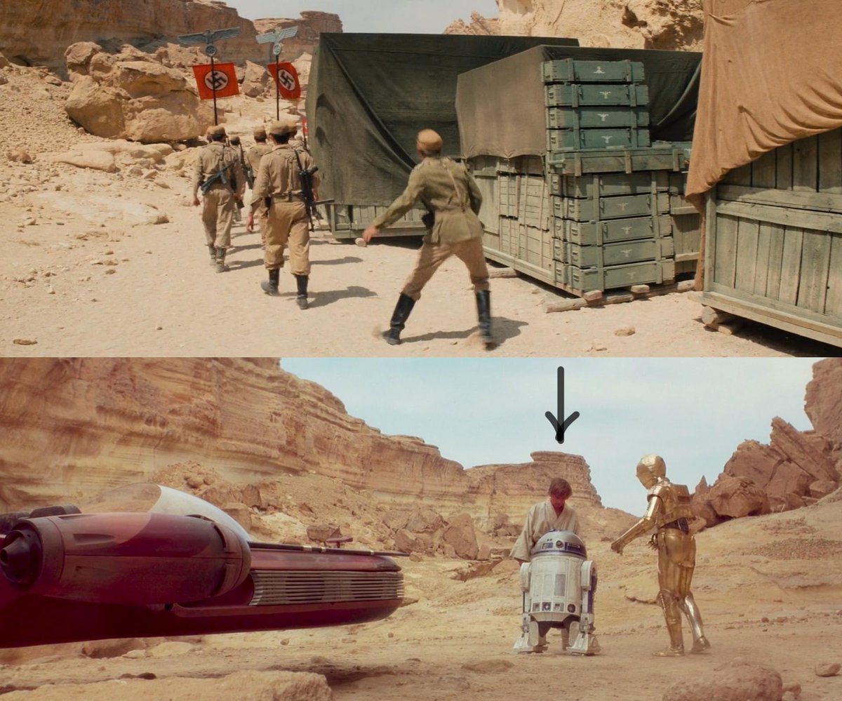 tokyosexwhale's tweet image. MOVIE FACT: They filmed Raiders on Tatooine.