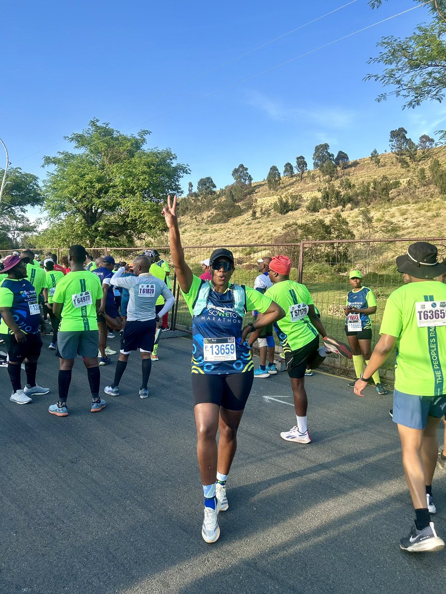 sma_fitness's tweet photo. Soweto Marathon is really not for the faint hearted 😂😂😂😂 I walked the last 5km because of ihlaba 😭😭😭😭
#sowetomarathon #halfmarathonrunner #halfmarathon #FetchYourBody2024 https://t.co/lJ6iaXxWUj