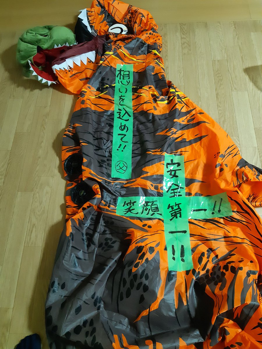 takashi_k9977's tweet photo. よし！準備は🆗‼️
明日､父ちゃん走るでー⤴️
#ティラノレース
#全身性ジストニア
#IRF2BPL https://t.co/fkfPuLlRXk