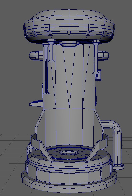 TorreGabriel27's tweet photo. Science fiction style analysis capsule design in Maya https://t.co/2x0soTn4Aa