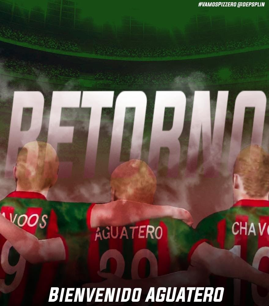 ¡BIENVENIDO  A CASA <a href="/SplinterAgua/">agua</a>!

El histórico delantero ganador del tricampeonato y autor del gol que nos sacó campeones, vuelve oficialmente de su retiro para transpirar la camiseta pizzera en AEU y IESLA.❤️💚

¡EL RETORNO!

“La historia se repite” ✍️👀

#VamoDepo❤️💚