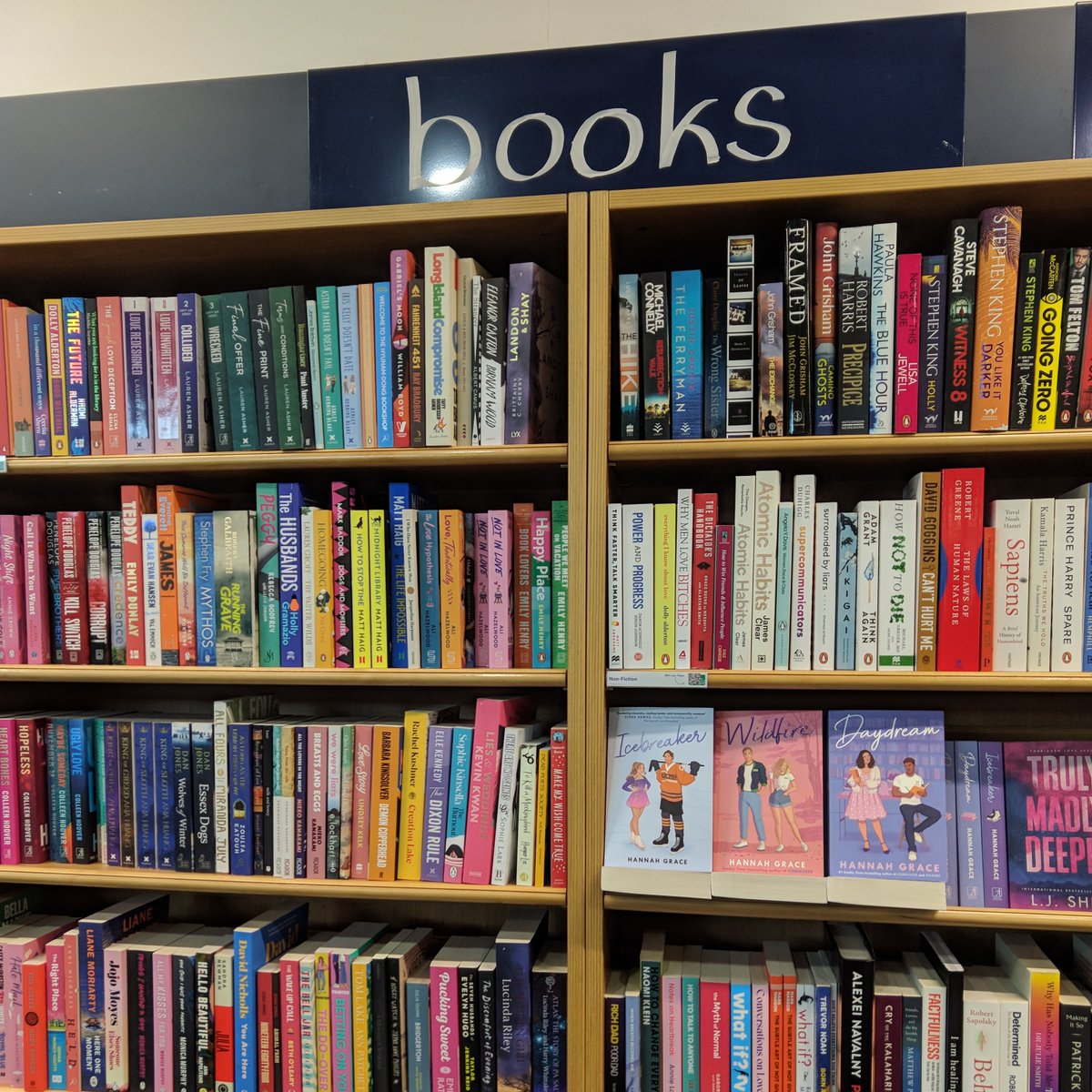 SinclairEcology's tweet photo. Always my favorite genre at the bookstore https://t.co/g07B7tn34z