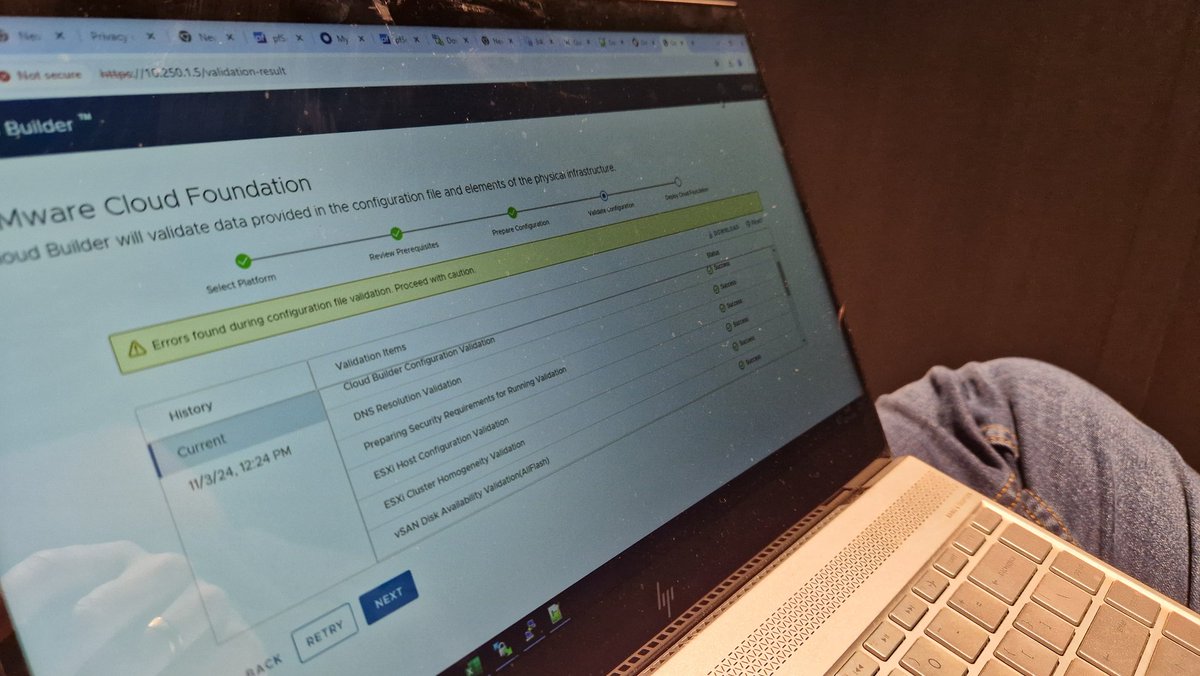 vv_piter's tweet photo. Just kicking off a #vcf deploy before jumping on the plane to #VMwareExplore . Thats why I like #automation :) safe travels everyone and see you in #Barcelona #VMTN #vCommunity #vExpert https://t.co/1GoJ84J9bQ