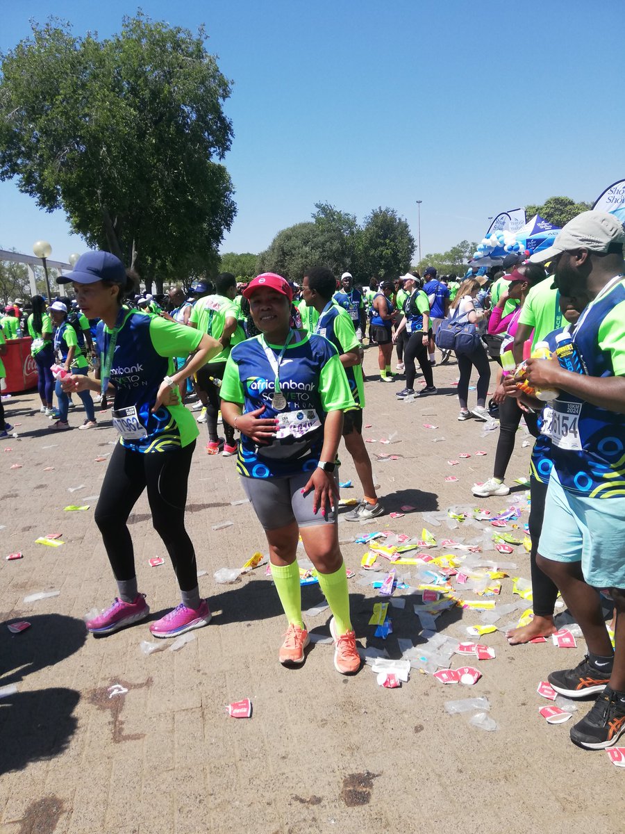 MalauStella's tweet photo. We made it🚀🚀🚀.. 21km in the bag.🏅.
#AfricanBanksowetomarathon.
#90DaysWithoutSugar2020
#FetchYourBody2024
#runners
#Teamvitality https://t.co/S9dLblHO8Y
