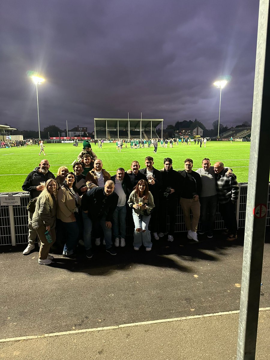 Our Wanderers contingent supporting <a href="/dinky_jones/">daniel jones</a> in <a href="/ealingtfrugby/">Ealing Trailfinders</a> win yesterday