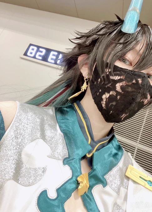 遅ればせながらOtGお疲れ様でした!gnsnアクスタもお迎え感謝です!まさかの無配終了までいったので驚き喜びです〜励みになります。例によって飲月コス着て穹くんに手伝ってもらってました!大感謝