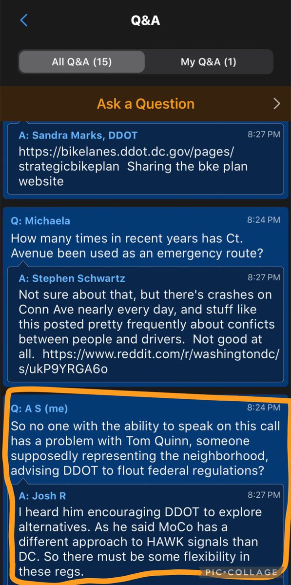 AdamSchaffer15's tweet photo. If you let 🚲 pols talk long enough, they’ll show their true colors.
1) Quinn insists DDOT break rules; no one bats an eye
2) Carlson can’t hide hypocrisy
3) Nash desires glorified speed bumps on busiest road
4) Pagats prefers fables; wants data downplayed
#GetToKnowYourANC https://t.co/VxAdfTzTVw