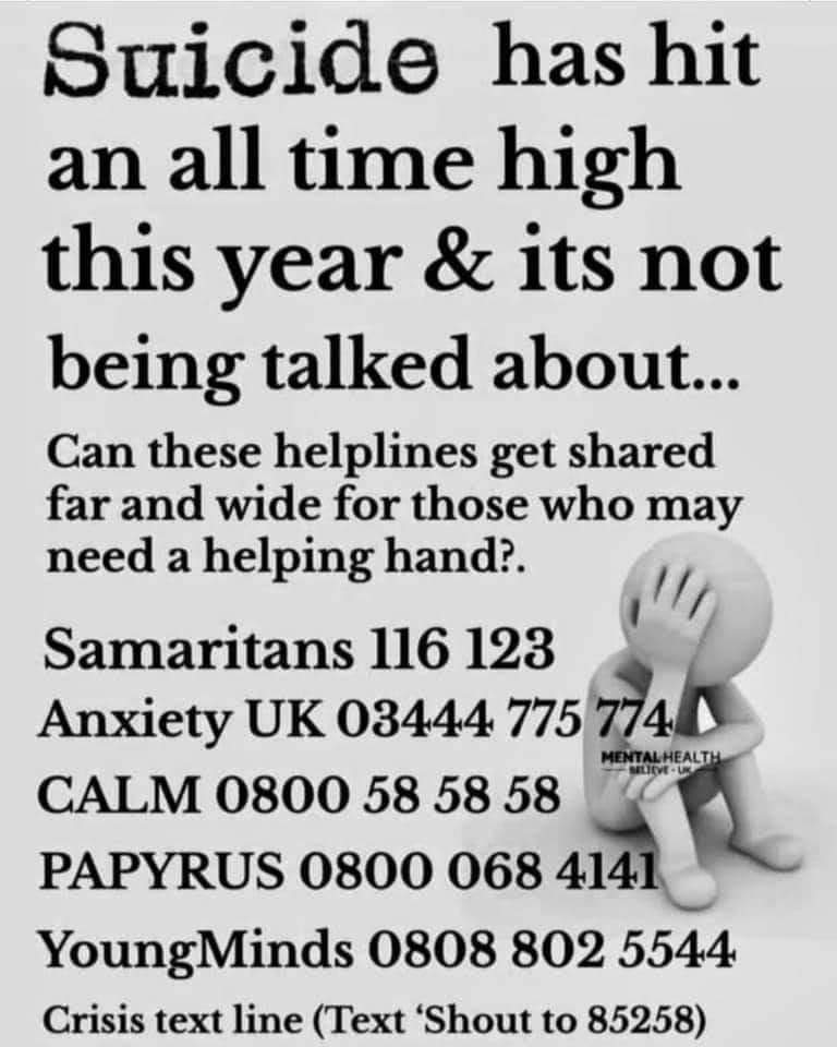Ladydollx_'s tweet image. Also check out @SafeInOurWorld for help and information ❤️❤️
You are loved ❤️
You are not alone ❤️

(These contacts are more UK based in the image)