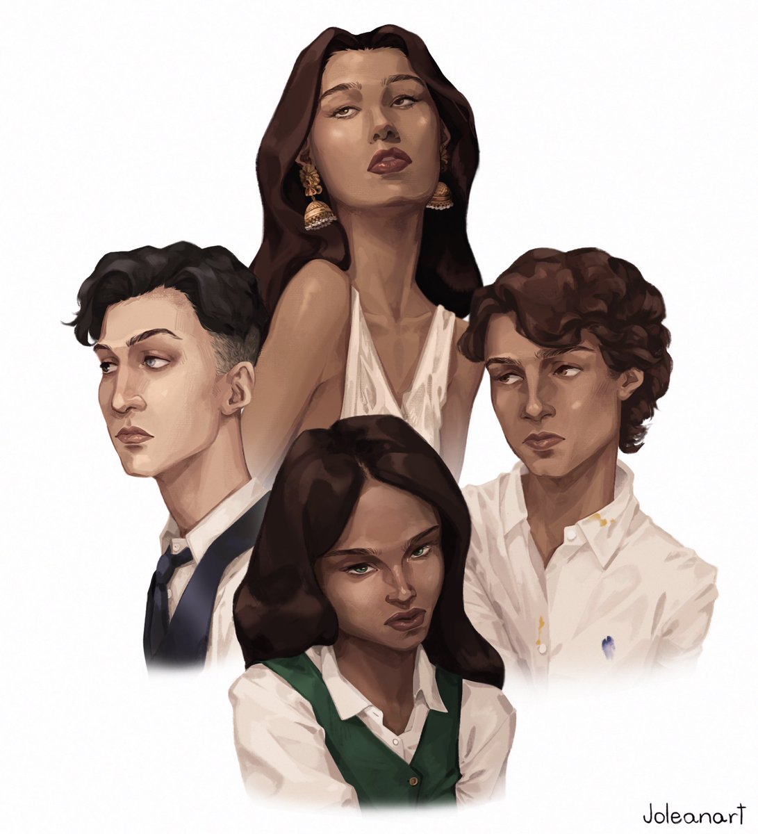 NIGHT @ THE MUSEUM x FRANKENSTEIN 

4 siblings who bring art to life are inducted into a secret society that wants to use living art to change history. 

- magic w/ dark consequences
- monsters in the streets
- ya gothic horror
- history isn’t kind to men who play god

 #questpit