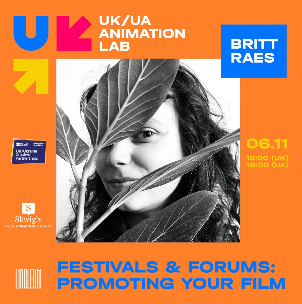 "Promoting your animated film at festivals and forums" is the final lecture in our series! Join Britt Raes, who will talk about marketing &amp; promotion of films, how to present yourself, &amp; what festival strategies work best

Join us at 4pm GMT on Wed 6th Nov youtube.com/live/QPmksn4bH…