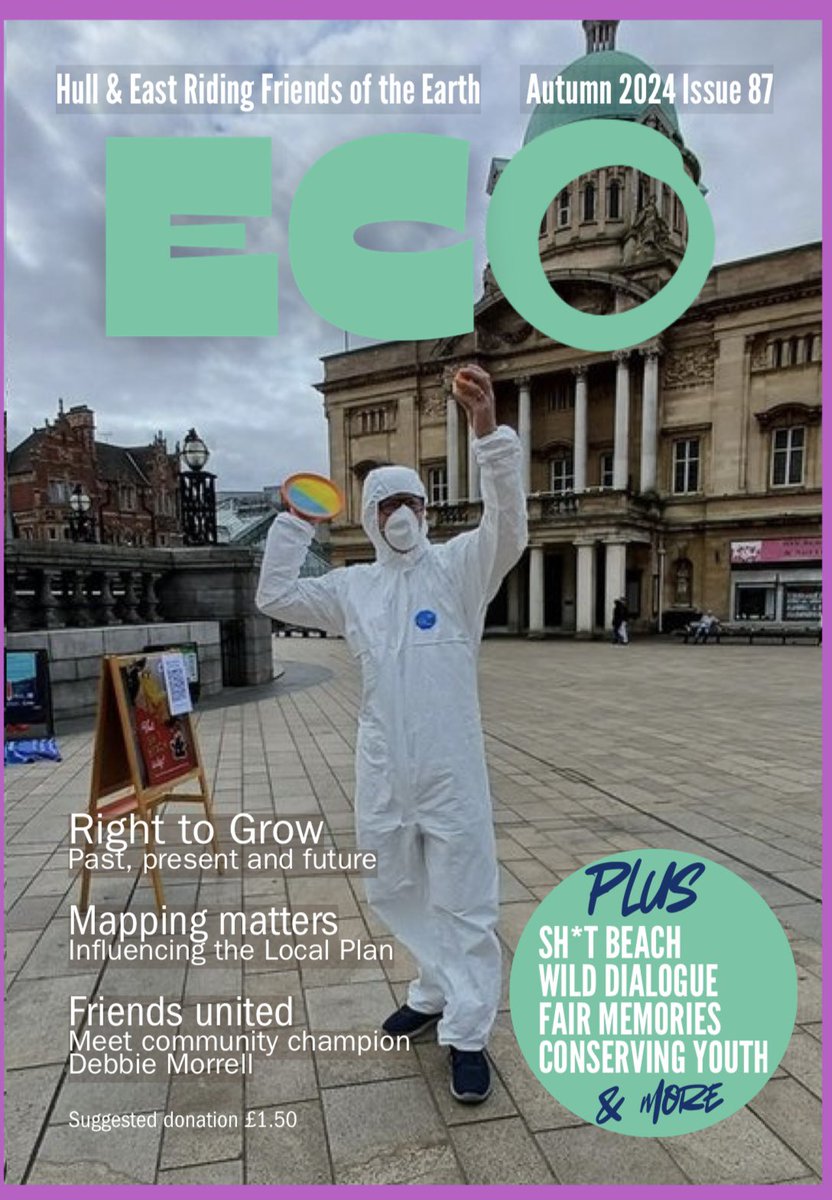 👀  📖 Our latest Eco Magazine is now live. Written and edited by our volunteers, it’s packed full of the latest local environment news and features. Get a brew on and get reading ☕️ 

hfoe.org.uk/wp-content/upl…