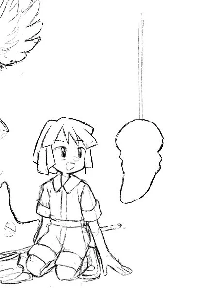 輪郭から描くんじゃなかったな 