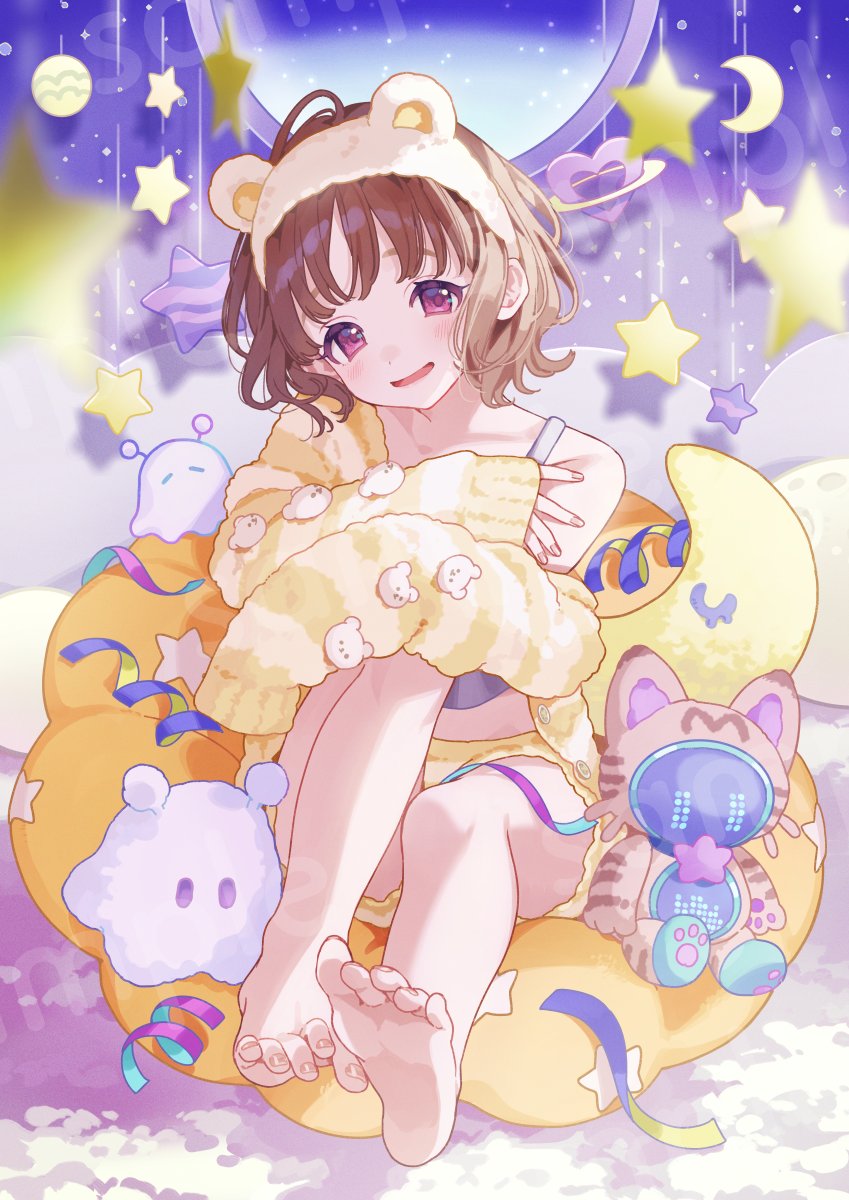 booota's tweet image. 本日お誕生日🥳🎂の 天ノ譜ステラ(#amanofu_stella)ちゃんのお誕生日記念ビジュアルを担当させていただきました🥳ステラちゃんおめでと~~❣️