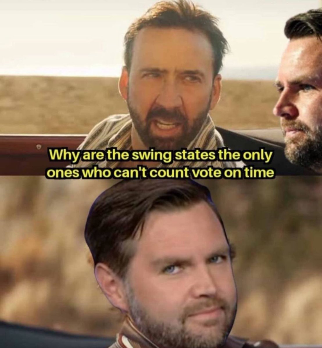 <a href="/catturd2/">Catturd ™</a> <a href="/GuntherEagleman/">Gunther Eagleman™</a> Exactly. The question is on everyone’s mind: why do swing states, the very states that hold the most significant weight in deciding the outcome, have perpetual delays in counting votes? It’s beyond frustrating, and yes, it raises legitimate questions about transparency, fairness