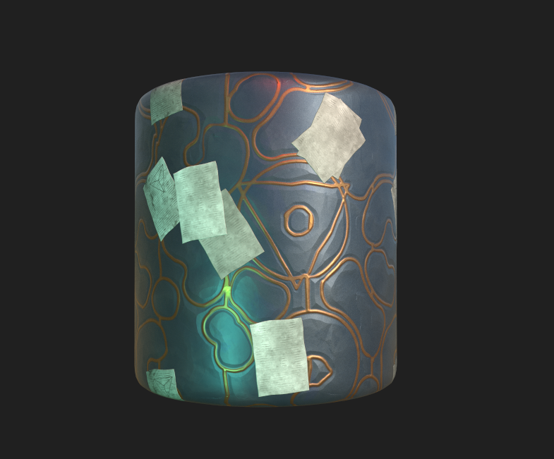la_fille_en_lin's tweet photo. First render for #Nodevember / #Nodevember2024 , Alchemist Lab 🔮📃 https://t.co/PBWsu2uQb4