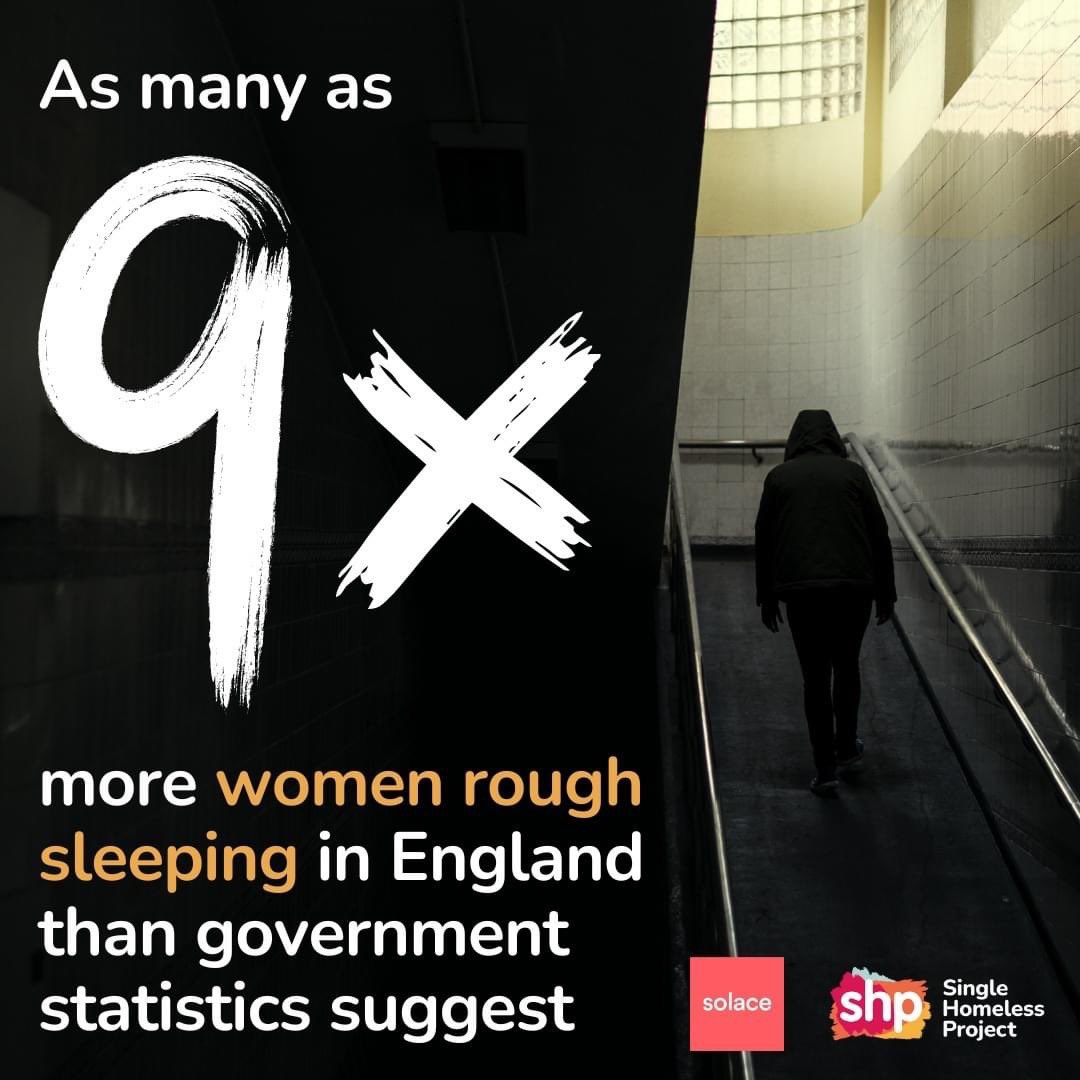 The Joe Strummer Fund (@joestrummerfund) on Twitter photo Via <a href="/SHPcharity/">Single Homeless Project</a>👇🏻
Earlier this year, our women’s rough sleeping report, in partnership with <a href="/SolaceWomensAid/">Solace Women's Aid</a> found there could be 𝗻𝗶𝗻𝗲 𝘁𝗶𝗺𝗲𝘀 more women sleeping rough in England than government data suggests.
Find out more: ow.ly/SuRx50TT6Xv Via <a href="/SHPcharity/">Single Homeless Project</a>👇🏻
Earlier this year, our women’s rough sleeping report, in partnership with <a href="/SolaceWomensAid/">Solace Women's Aid</a> found there could be 𝗻𝗶𝗻𝗲 𝘁𝗶𝗺𝗲𝘀 more women sleeping rough in England than government data suggests.
Find out more: ow.ly/SuRx50TT6Xv